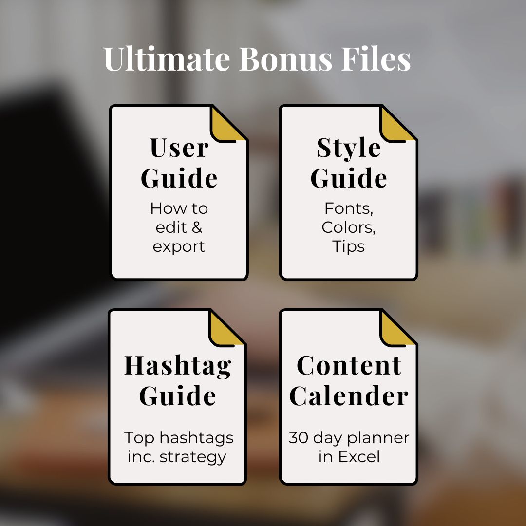 Social Media Template Kit – Posts & Stories (Canva)