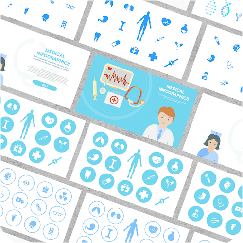 PowerPoint Medical Infographics & Icons