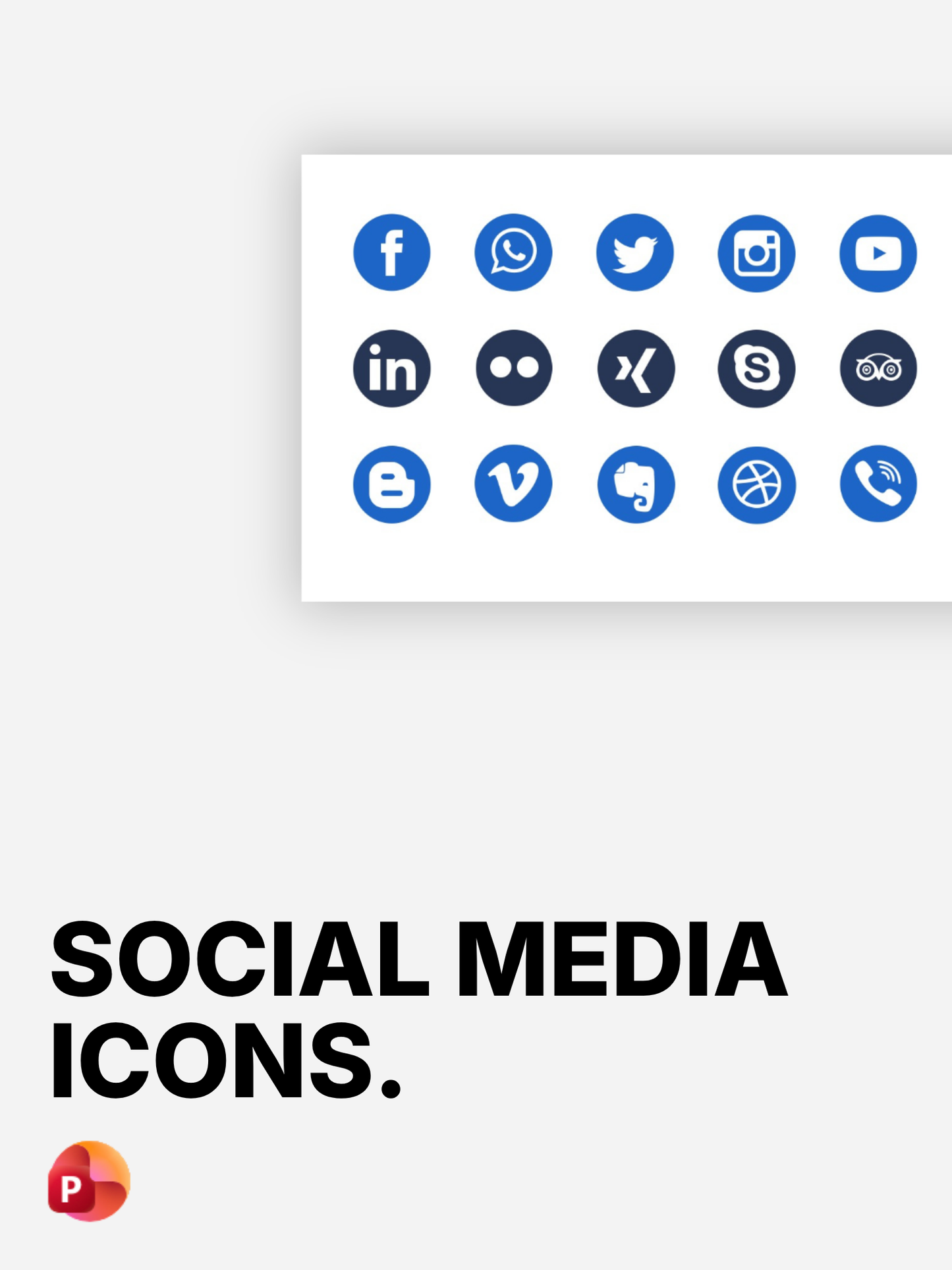 Social Media Icons Template