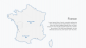 Preview: PowerPoint Landkarte - Frankreich