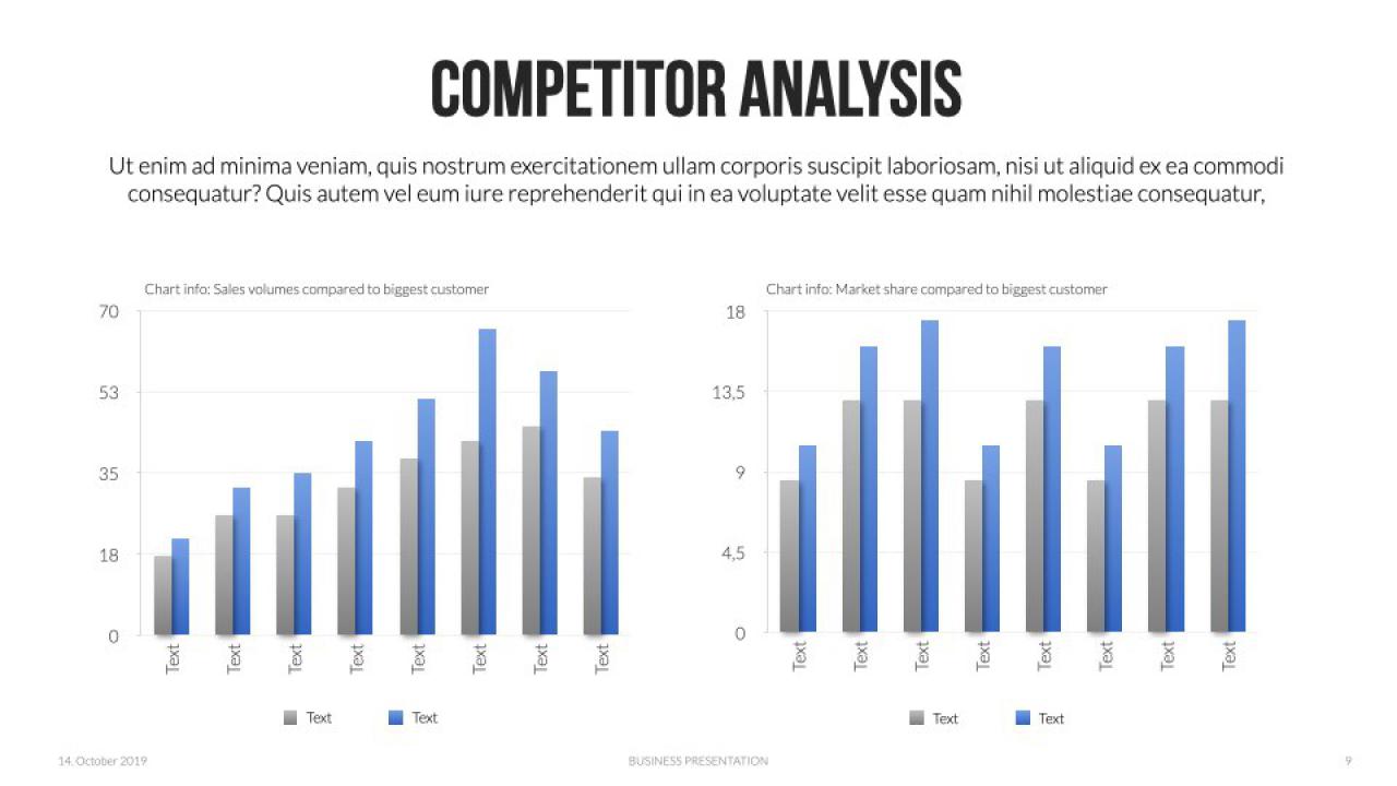 Keynote Presentation Data Charts