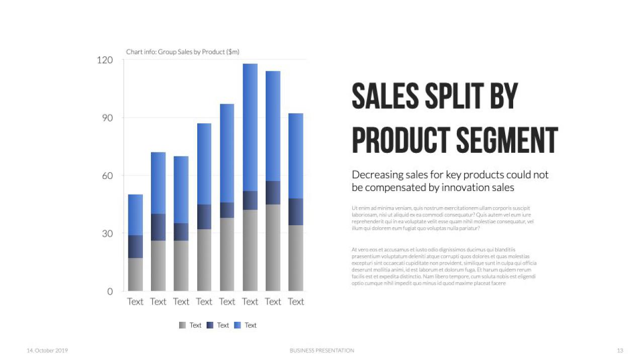 Keynote Presentation Data Charts