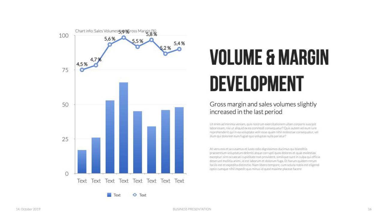 Keynote Presentation Data Charts