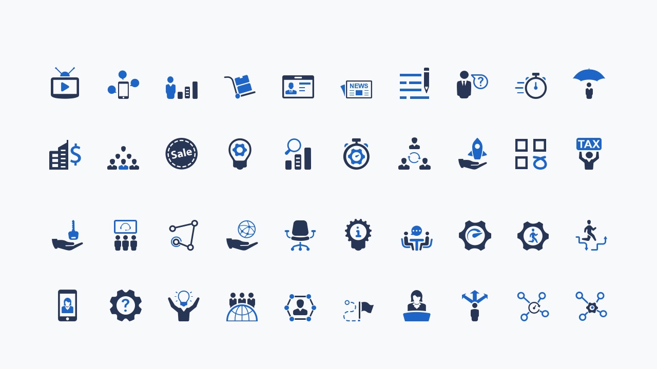 vector icons for powerpoint