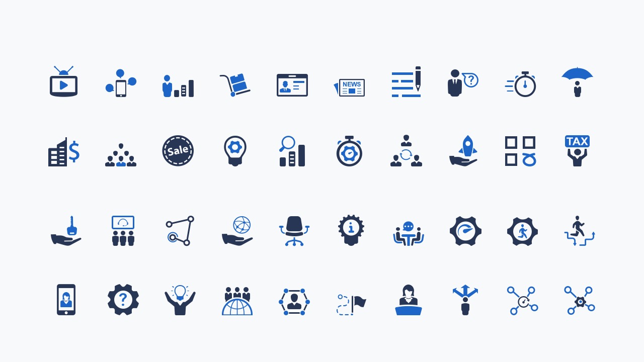 powerpoint vector icons