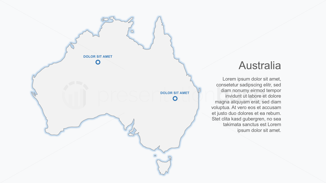 PowerPoint Map - Australia