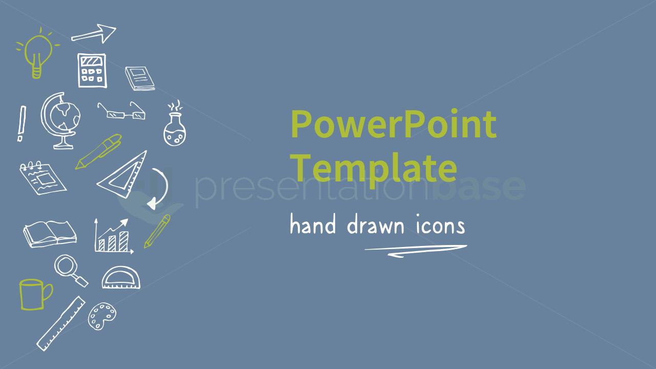 Skizzierte Icons für PowerPoint