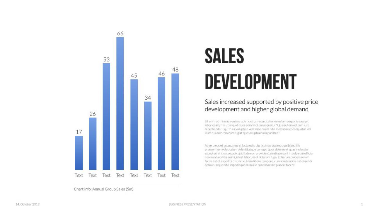 Keynote Presentation Data Charts