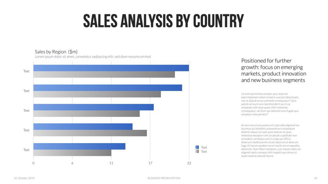 Keynote Presentation Data Charts